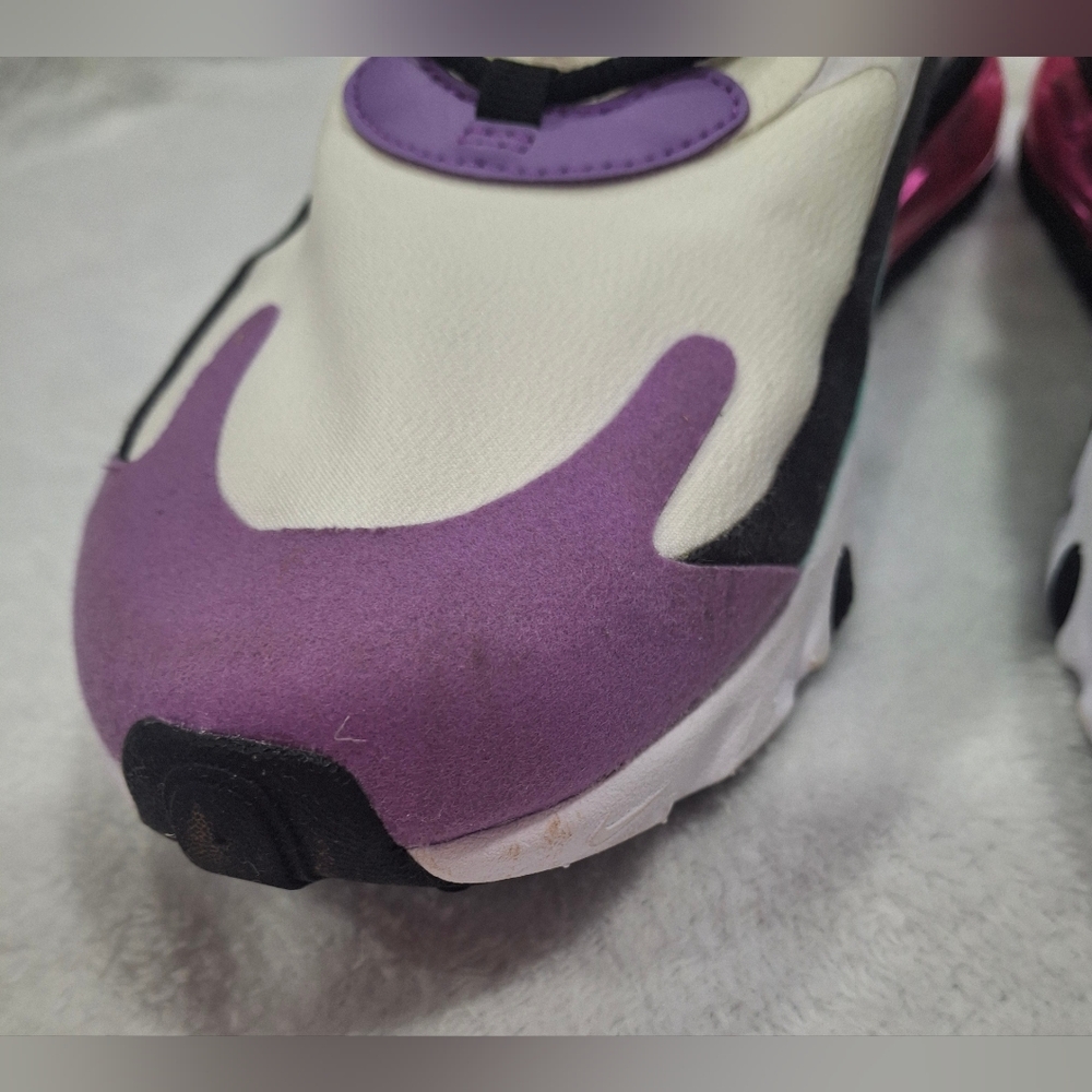 Nike Air Max 270 React in Yellow, Purple, and Teal.Size 9.5 - Picture 3 of 10